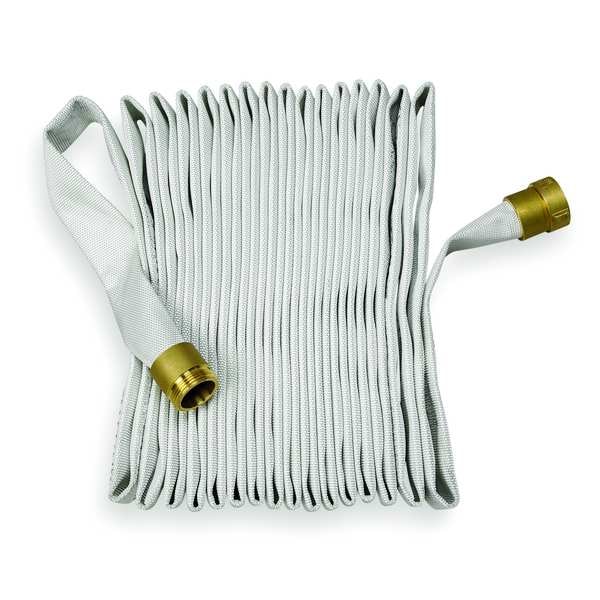 Zoro Select Fire Hose, Pin Rack Hose, 1-1/2 ID, 50 Ft L - 1FEL2