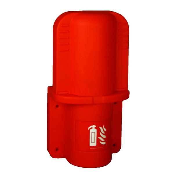 Jonesco Fire Extinguisher Cabinet, Surface Mount, 16 in Height, 5 lb, Plastic - JFEX03