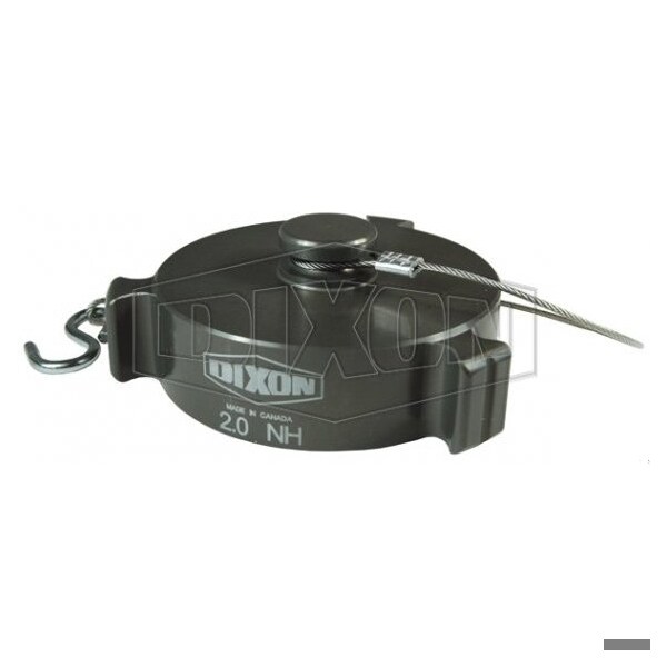 Dixon Rocker Lug Cap with Coated Aircraft Cable, 1 in, Female NST NH - CAP100F-C