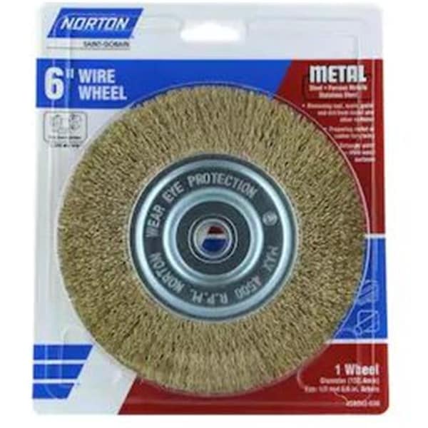 Gator Finishing Ali Industries 241504 6 in. Coarse Wire Wheel - 241504