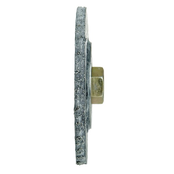 Weiler 4" Encapsulated Stringer Bead Wheel .020" Steel Wire 5/8"-11 UNC Nut - 35800
