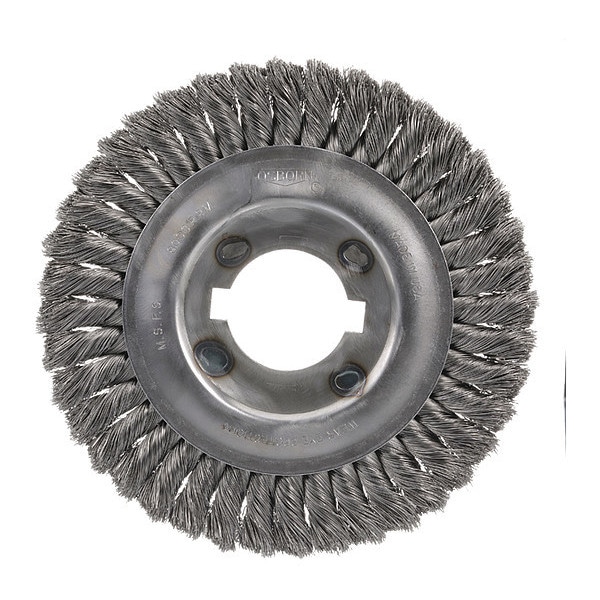 Osborn Narrow Face Knot Wire Wheel Brush, 14" - 0002615800