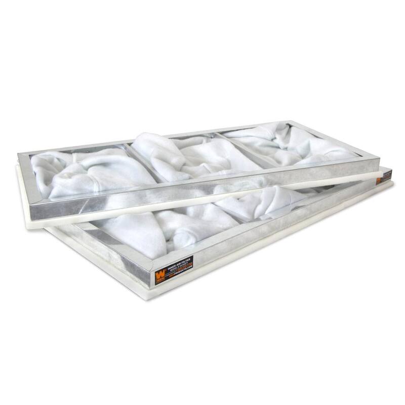 Filtro interno de aire de alta resistencia de 1 micrón para el sistema de filtración de aire WEN 3415 (paquete de 2) - 3415AF1