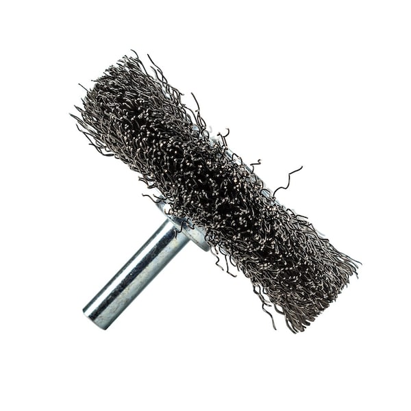 Forney Command PRO Wire Wheel, Crimped, 2-1/2 in x .014 in x 1/4 in Shank - 60015