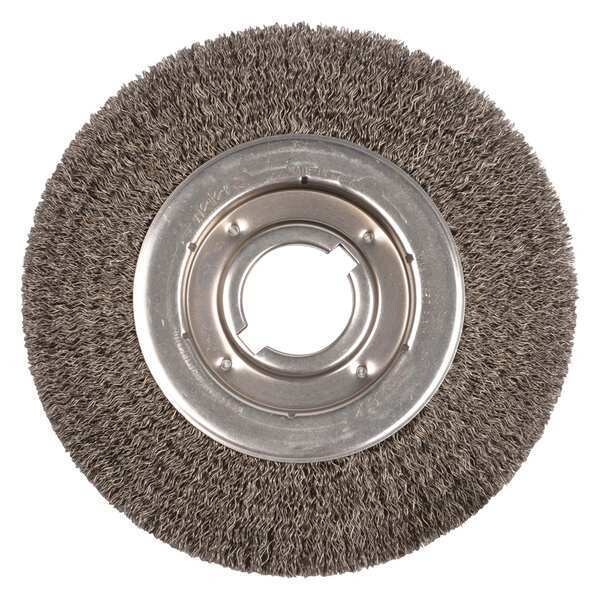 Weiler 10" Medium Face Crimped Wire Wheel .0118" SS Fill 2" Arbor Hole - 06530
