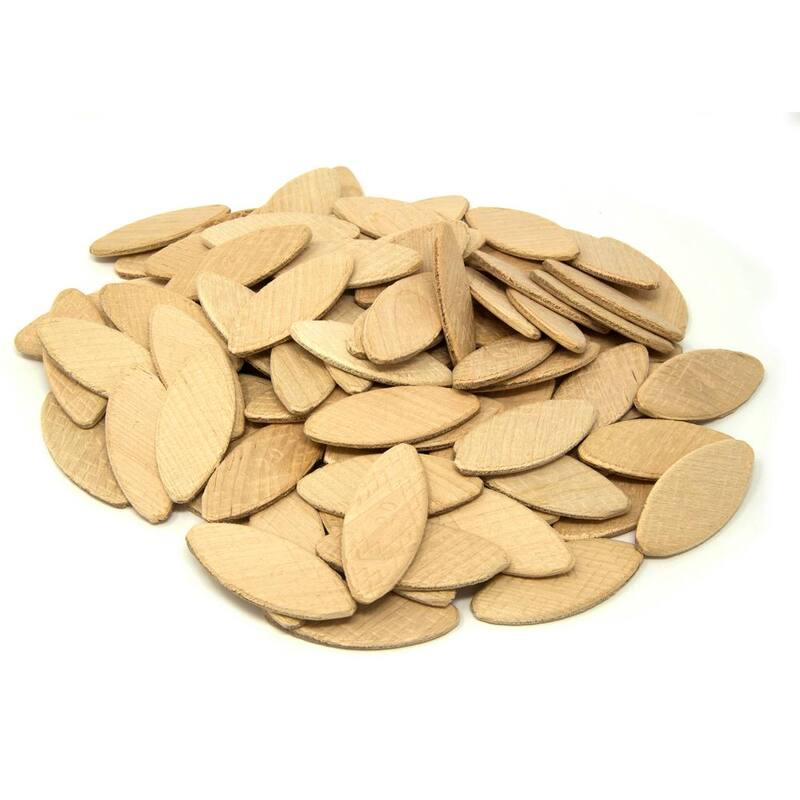 Bisquetes de madera de abedul WEN #20 para carpintería (paquete de 100) - JN122B
