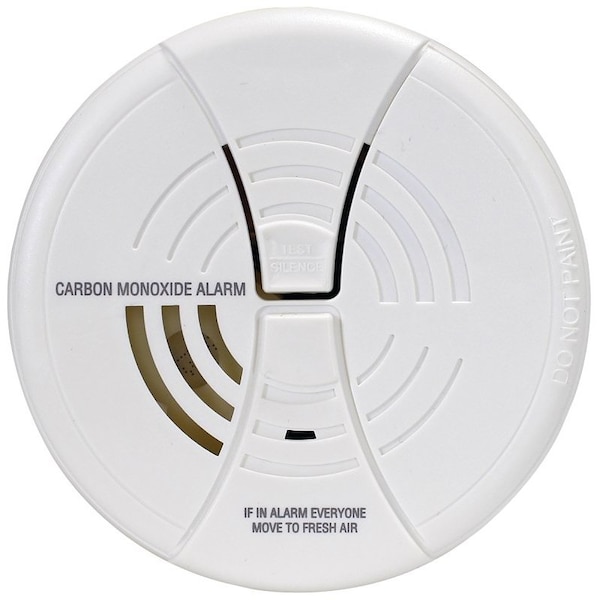 First Alert Carbon Monoxide Alarm, 85 dB, Alarm AudibleVisual, Electrochemical Sensor, White - CO250B