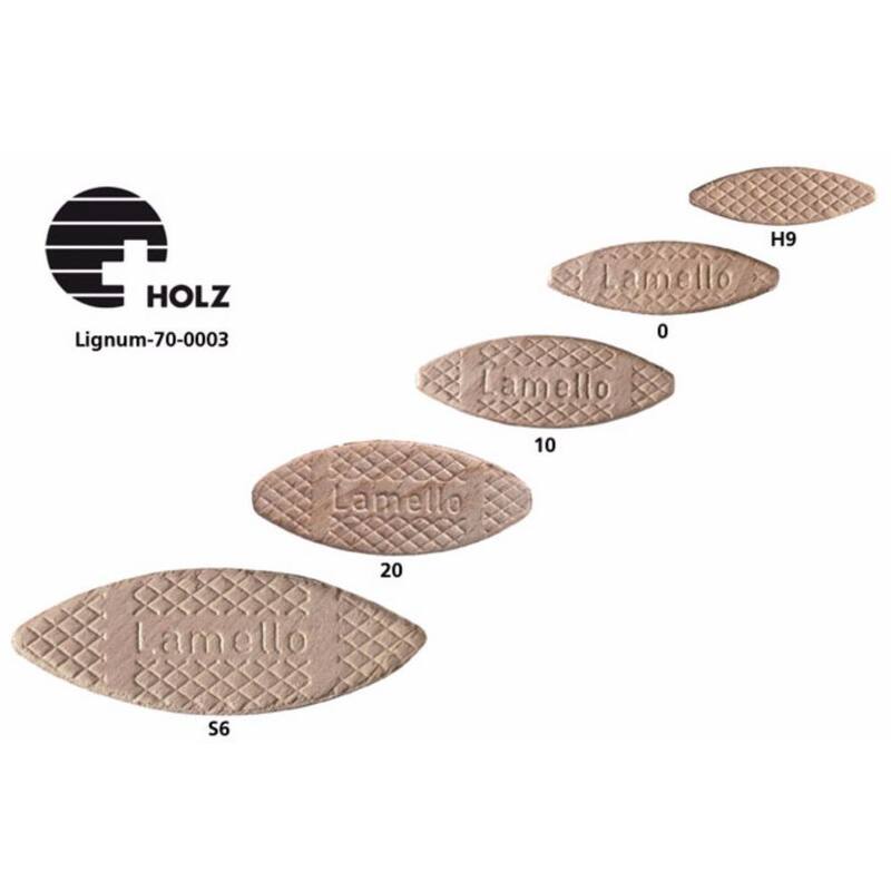 Lamello #10 Galletas y Placas de Madera de Haya (1,000 piezas) - 144010
