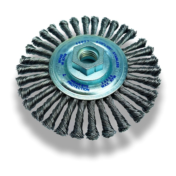 All-Pro 4-1/2 in. Stringer Bead Wheel, 32 Knots, .020 in. Steel, Bulk - SB-48042B