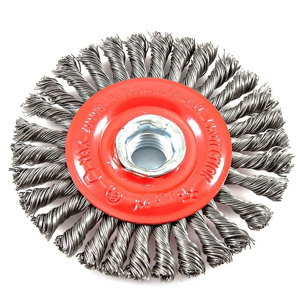 Forney Wire Wheel, Stringer Bead, 4 in x .020 in x 5/8 in-11 Arbor - 72760