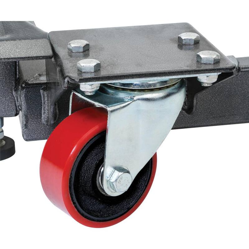 Base móvil resistente con ruedas giratorias para Grizzly Industrial Bear Crawl - T31566