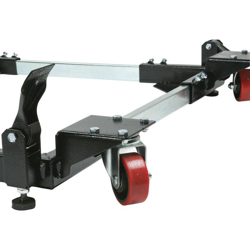 Base móvil resistente con ruedas giratorias para Grizzly Industrial Bear Crawl - T31566