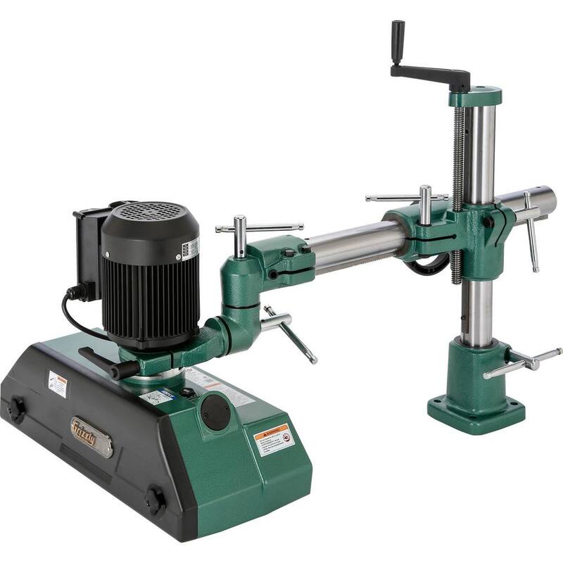 Alimentador de energía Grizzly Industrial de una sola fase con 4 rodillos y 4 velocidades - G1095