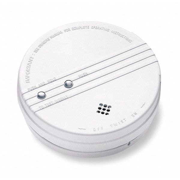 Kidde Smoke Alarm, 85 dB @ 10 ft, 9V, Photoelectric Battery Backup: No - P9050
