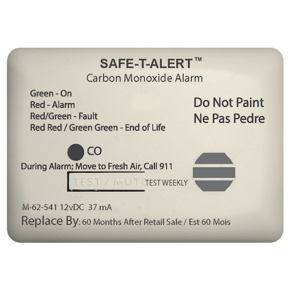 Safe-T-Alert Carbon Monoxide Alarm - 62-541-MARINE-RLY-NC