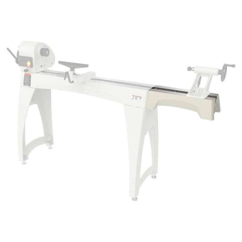 Extensión de cama con poste para tornos de madera JWL 14, 16 y 18 pulgadas - 719401