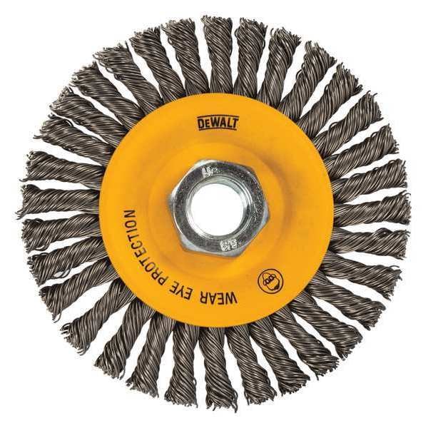Dewalt 6" x 5/8"-11 HP .020 Carbon Stringer Wire Wheel - DW49202B