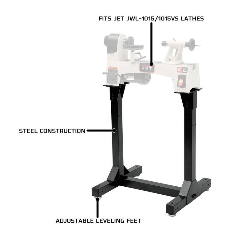 Soporte Jet para torno de carpintería JWL-1015 - 719102A