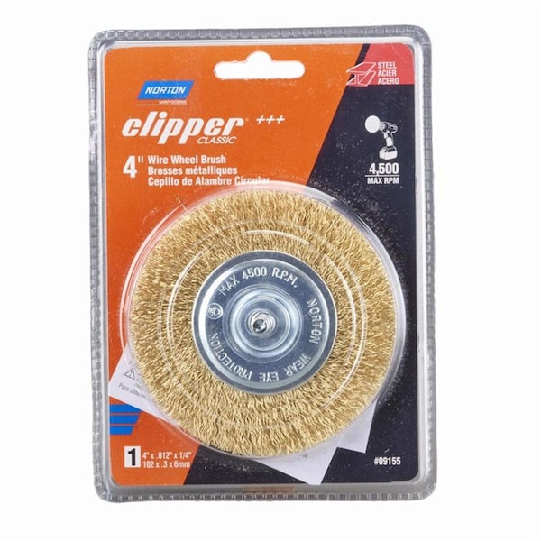 Tool Time 4 in. 4500 RPM Coarse Wire Wheel - TO3313273