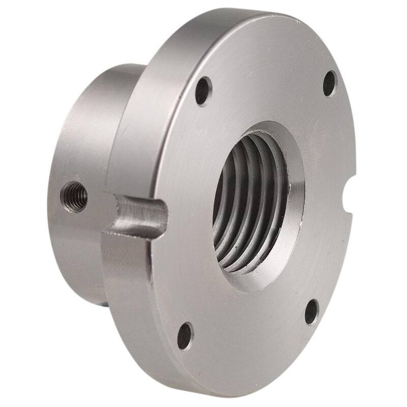 Plato de Torno de 3 pulgadas y 80 mm x 1-1/4 pulgadas - Accesorio para torno de rosca facial SFP80L