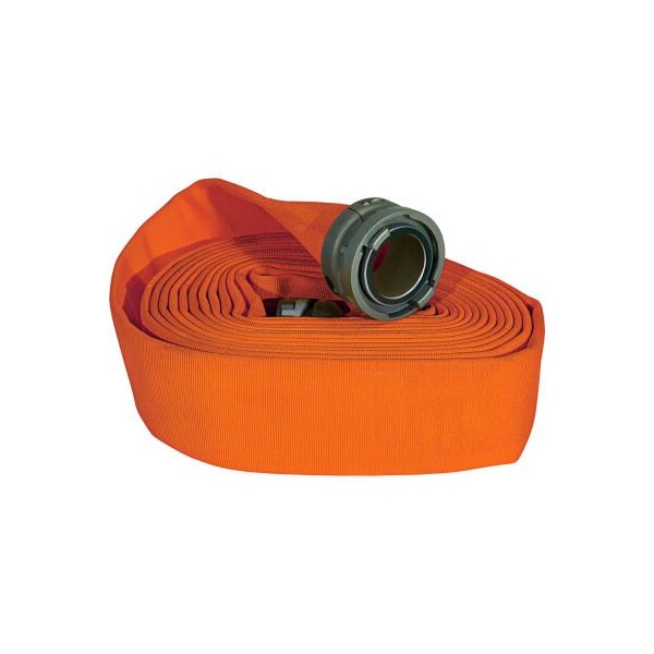 Armored Textiles Armored Textiles JAFLINE Double Jacket Fire Hose, 3" X 50 Ft, 400 PSI, Orange - N51H3LNO50N