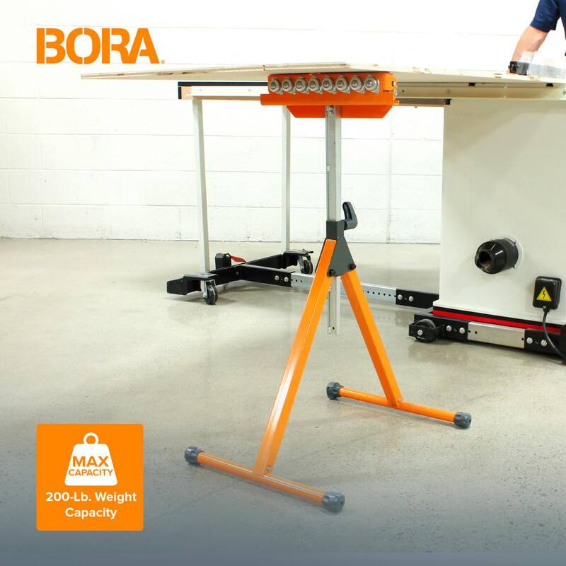 Soporte rodante de pedestal Tri-Función BORA de 27 a 43-3/4 pulgadas (2 piezas) - PM-5093T