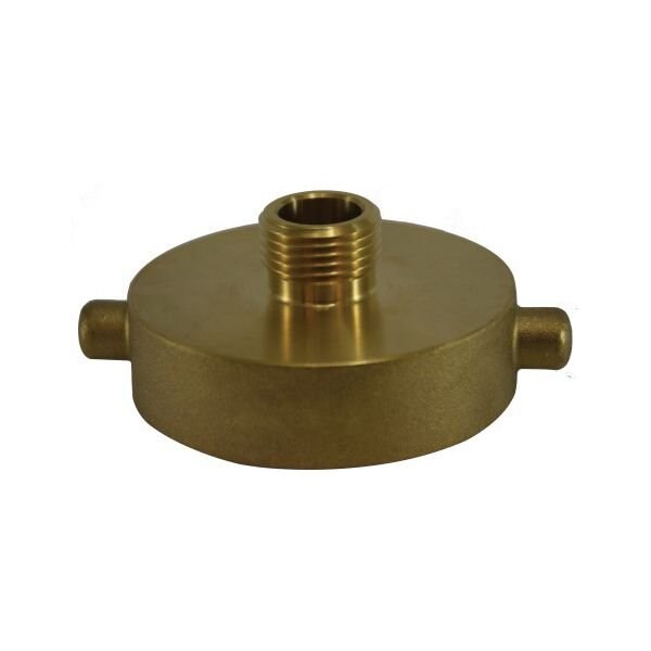 Midland Industries Hydrant Adapter, Adapter, 212 x 2 Nominal, FNST x MNPSH, Brass - 444007