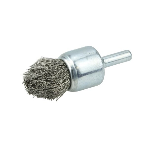 Weiler Controlled Flare Crimped Wire End Brush 3/4", .0104" Fill - 10317