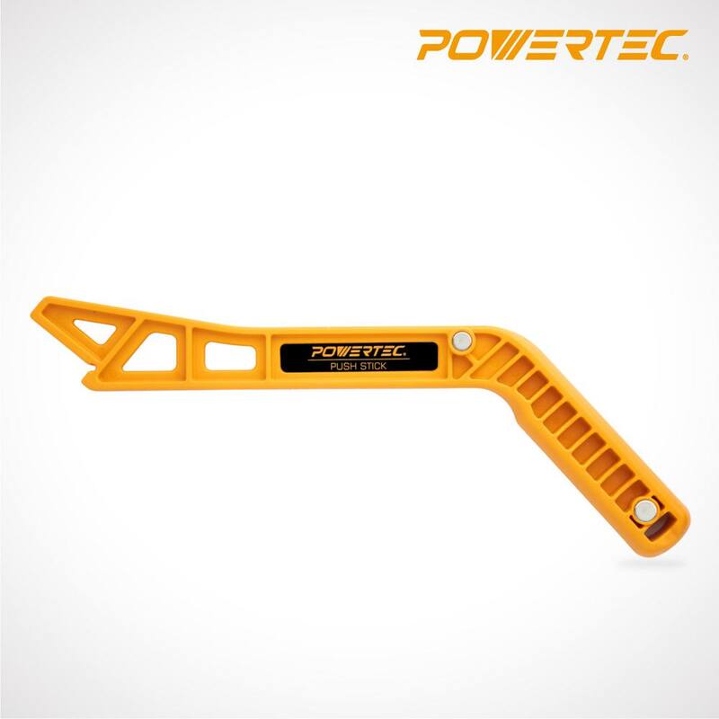 POWERTEC 11.5 pulg. Empuje Magnético Pega Magnets Incorporados en Mango Ergonómico Herramientas de Trabajo en Madera Almacenamiento Eficiente de Espacio (Paquete de 2) - 71337P2
