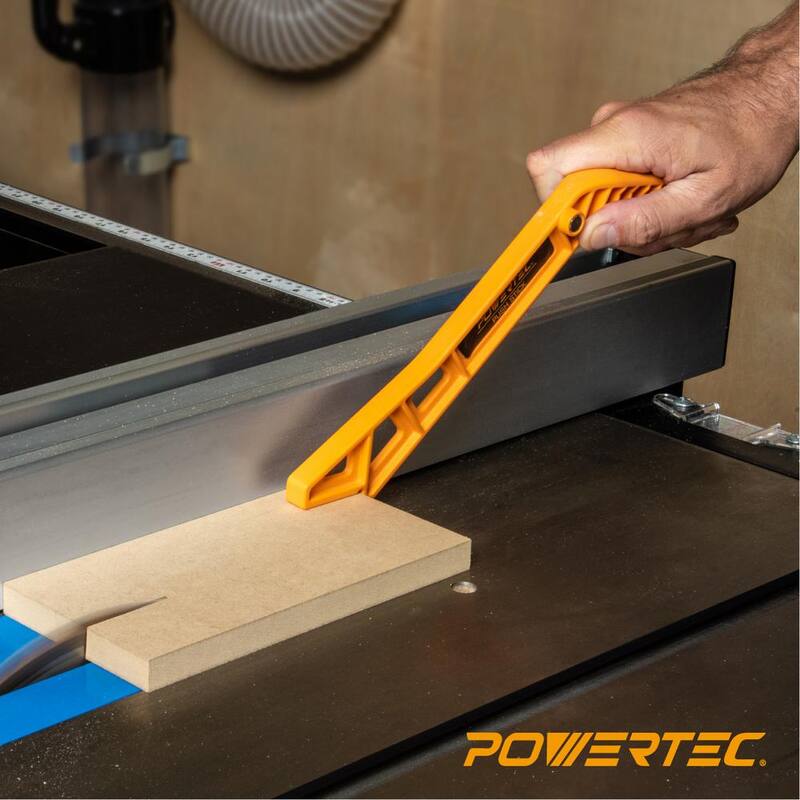 POWERTEC 11.5 pulg. Empuje Magnético Pega Magnets Incorporados en Mango Ergonómico Herramientas de Trabajo en Madera Almacenamiento Eficiente de Espacio (Paquete de 2) - 71337P2