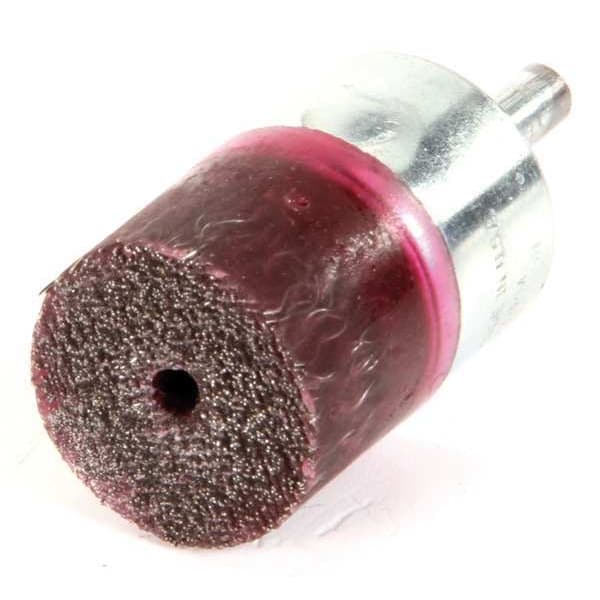 Weiler Crimped Wire End Wire Brush, Steel, 1" - 90868