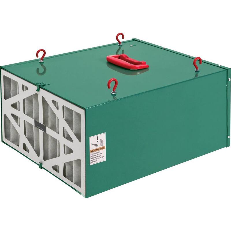 Filtro de aire colgante Grizzly Industrial, 3 velocidades - G0738