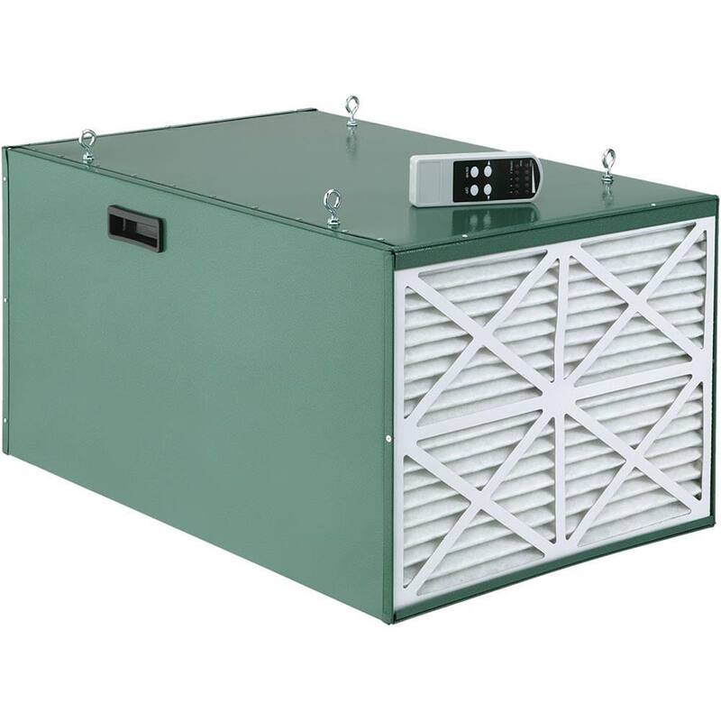 Filtro de aire doble de servicio pesado de Grizzly Industrial con control remoto - G9956