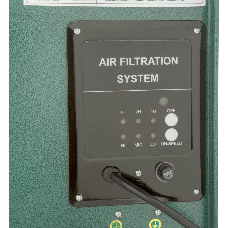 Filtro de aire colgante industrial con control remoto - G0572 de Grizzly