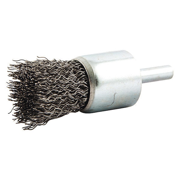 Zoro Select End Brush, Shank 1/4", Wire 0.012" dia. - 66254442932