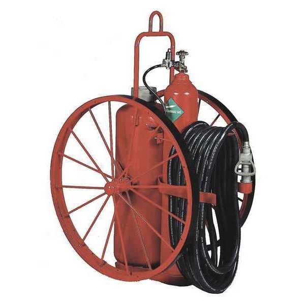 Badger Fire Extinguisher, 125 lb Capacity, Class K , UL Rating240B:C , Potassium Bicarbonate - B125KL-1