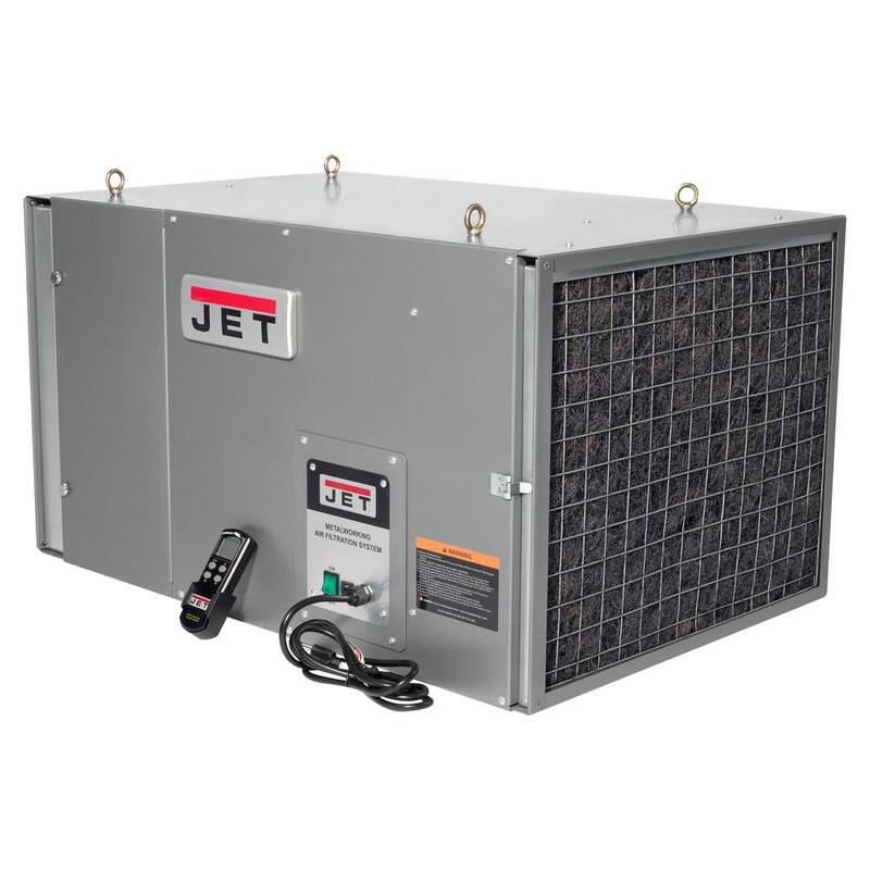 Sistema de filtración de aire industrial Jet 2400 CFM 3/4HP, 115 voltios, fase única - 415125.