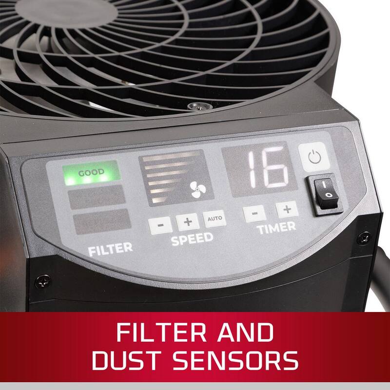 Sistema de filtración de aire para polvo Jet AFS850 de 850 CFM - JT1-229