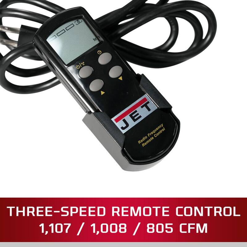 Sistema de filtración de aire industrial Jet de 1700 CFM 1/3HP, 115 voltios, monofásico - 415100
