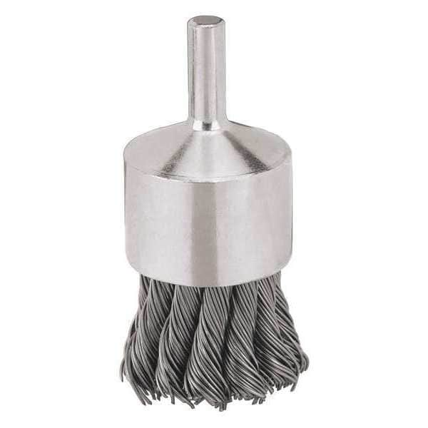 Dewalt 1" x 1/4" HP .020 Carbon Knot Wire End Brush Bulk - DW4902B