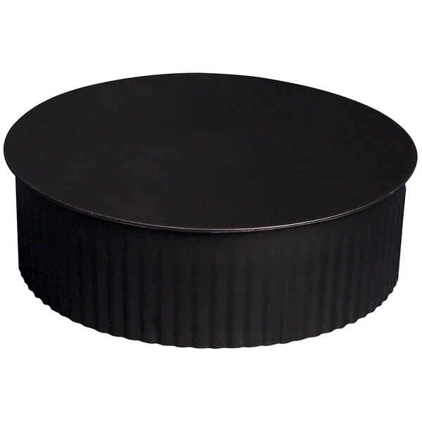 Imperial Mfg Imperial 7 in. D Steel Crimped Stove Pipe Cap - BM0152