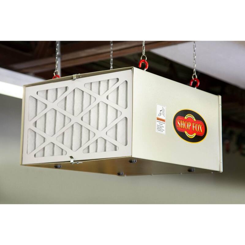 Filtro de aire colgante de Shop Fox - W1830