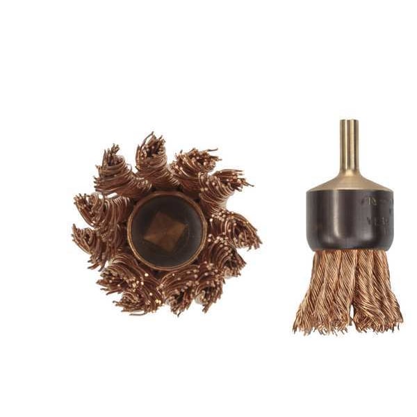 Ampco Safety Tools Knot Wire End Wire Brush, Carbon Steel - EB-1K