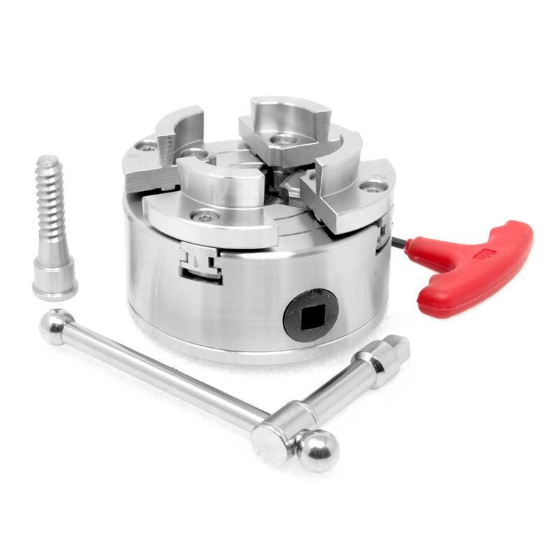 Juego de mandril de torno auto-centrante de 4 mordazas de 3.75 pulgadas con rosca de 1 pulgada x 8TPI - LA4374