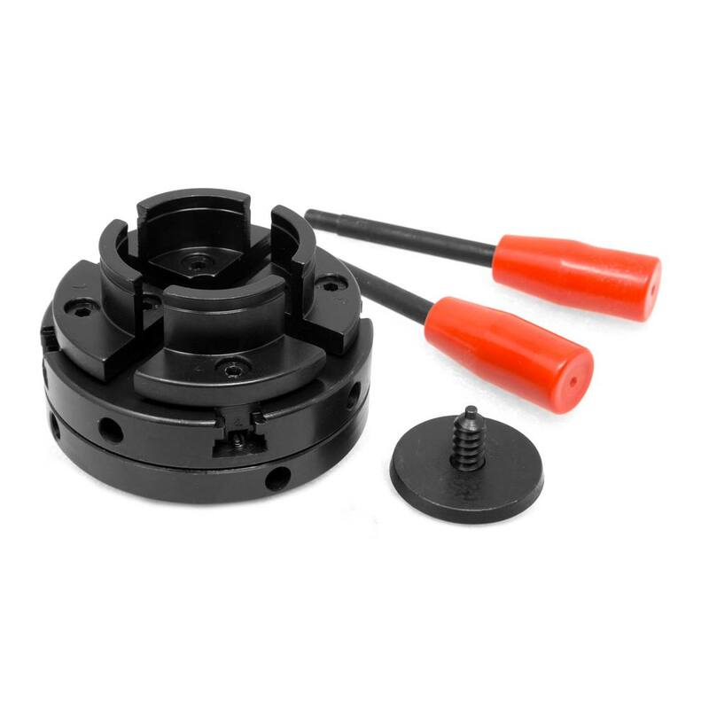Juego de mandril de torno autocentrante de 4 garras de 4 pulgadas con rosca de 1 pulgada x 8 TPI - LA4444