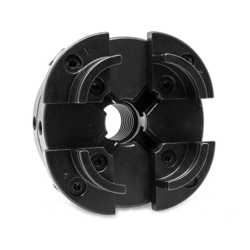 Juego de mandril de torno autocentrante de 4 garras de 4 pulgadas con rosca de 1 pulgada x 8 TPI - LA4444