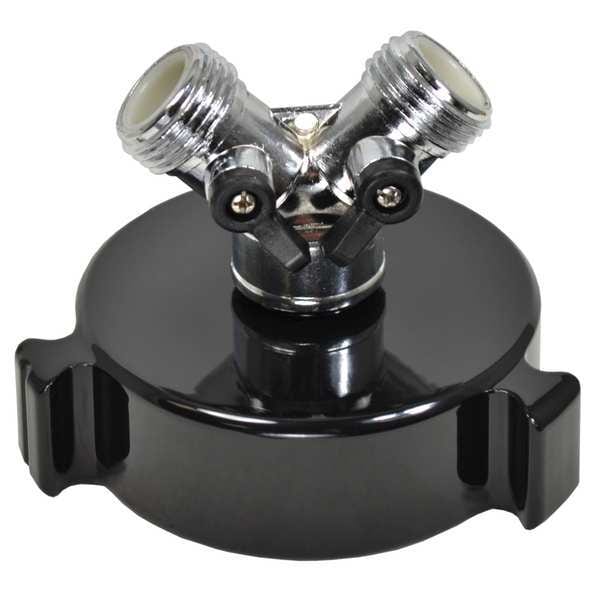 Moon American Hazmat Adapter, 2-1/2 NH, (2) 3/4 Male GHT - 428-2520754