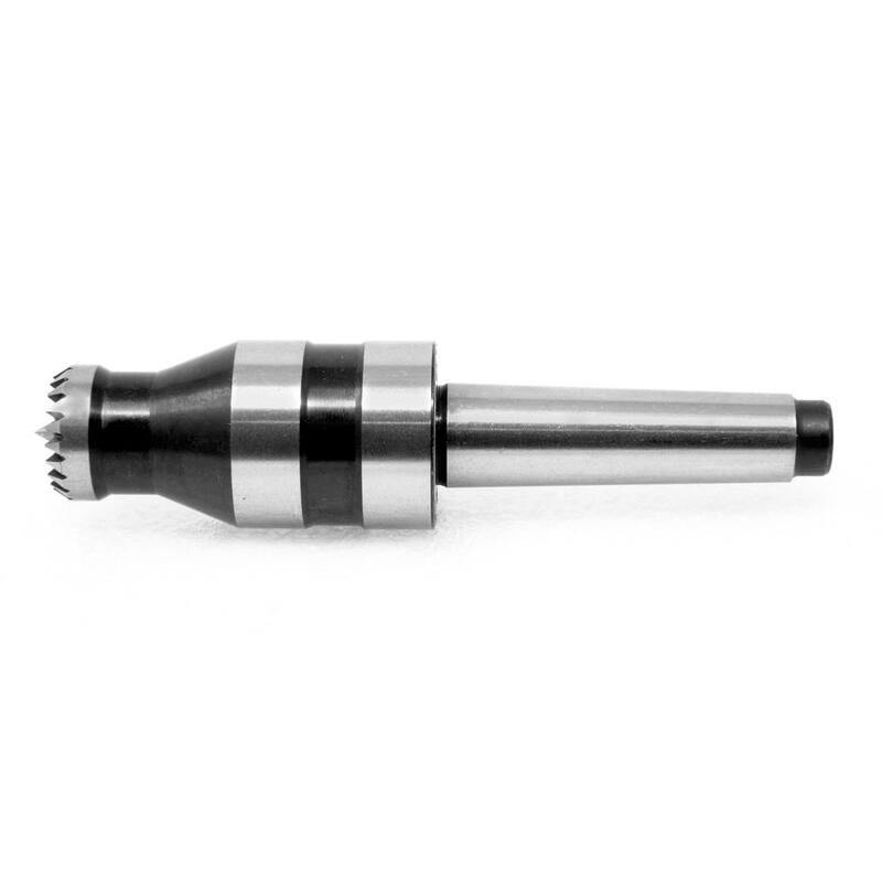 Centro vivo giratorio de corona MT2 de 3/4 de pulgada para tornos de madera - LA1334