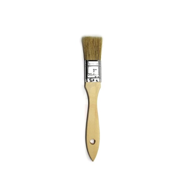 Gordon Brush 1" Natural Bristle and Wood Handle Chip Brush - TA610