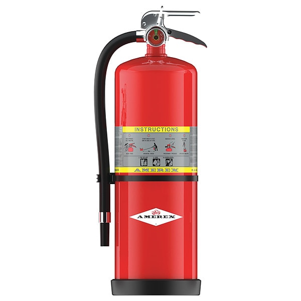 Amerex Fire Extinguisher, 20 lb Capacity, Class ABC , UL Rating10A:120B:C , Monoammonium Phosphate - 714